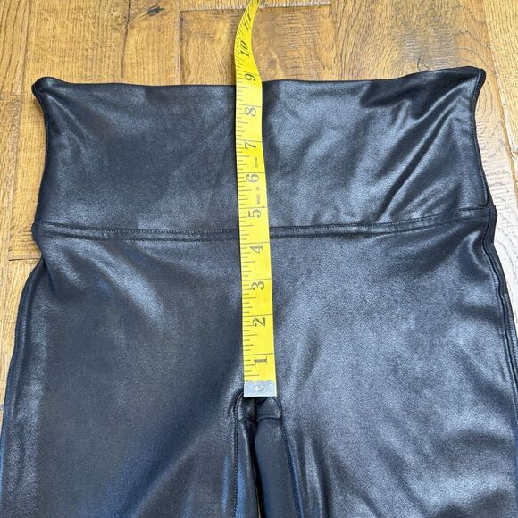 SPANXshape Faux Leather Leggings Black Womens Size Medium - Picture 6 of 9